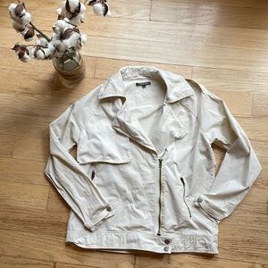 Michael Stars jacket Moto Trench Coat